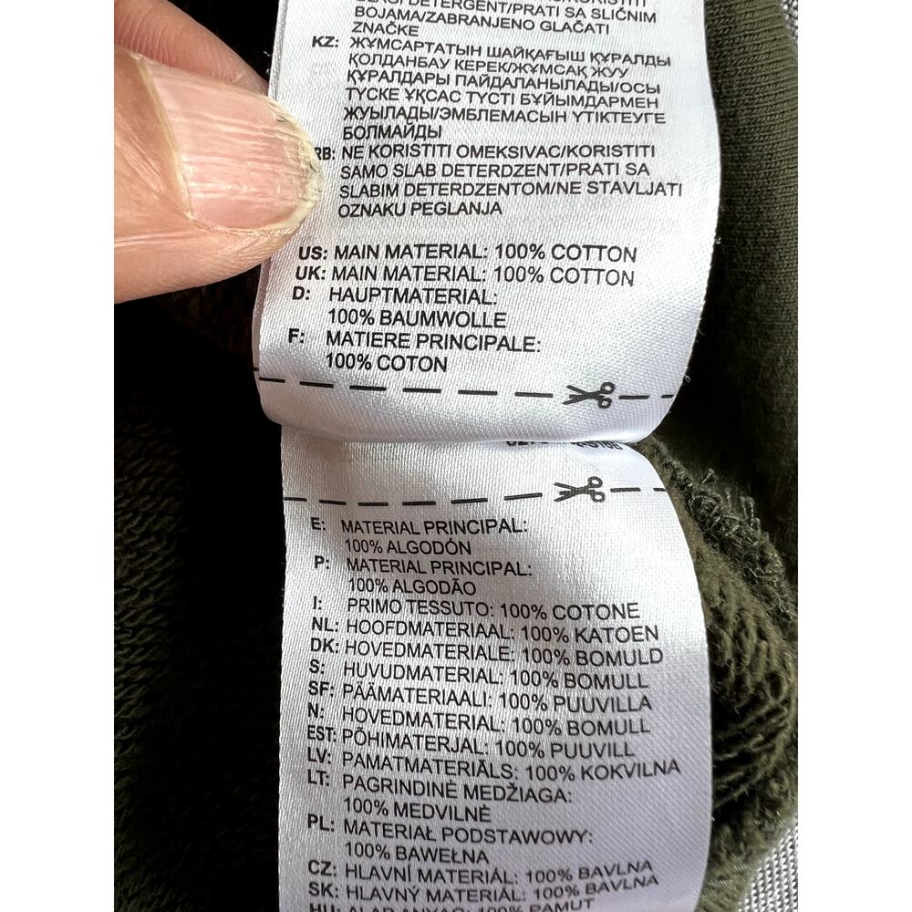 NWOT Adidas originals Men's Sporty casual patchwork logo Sleeves Sweatshirt Sz-L - Picture 7 of 8